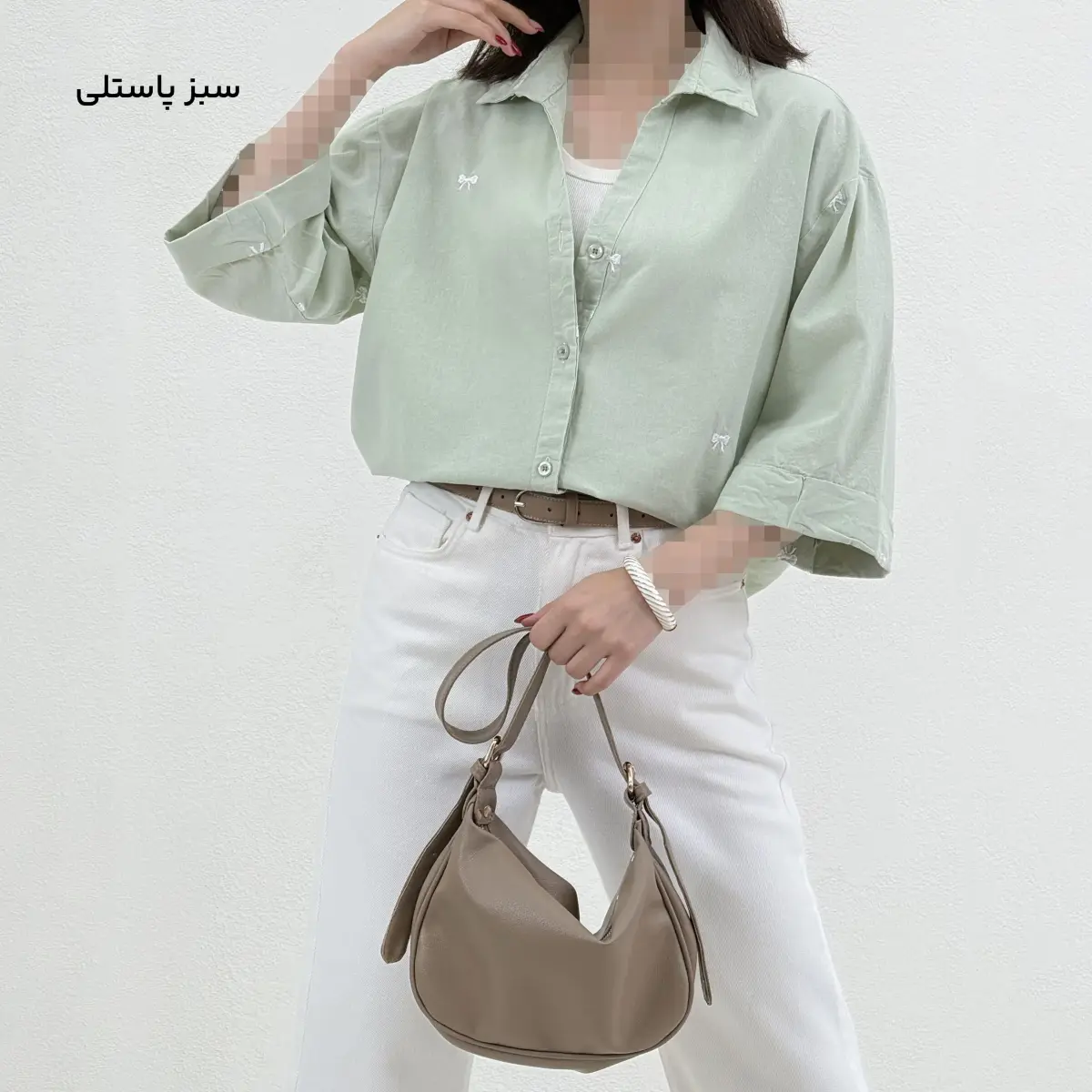 شومیز زنانه طرح پاپیون