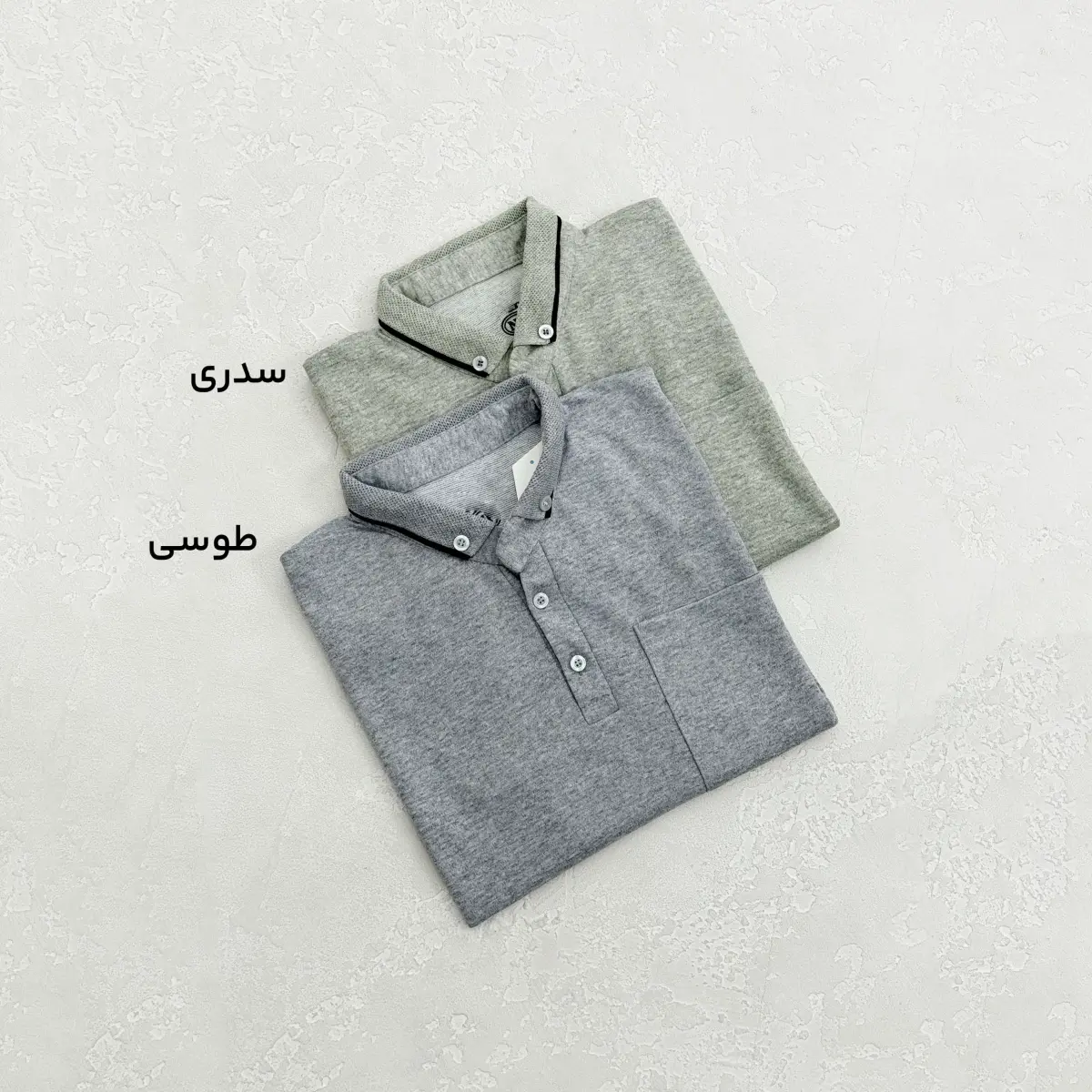 تیشرت مردانه ملانژ تک جیب