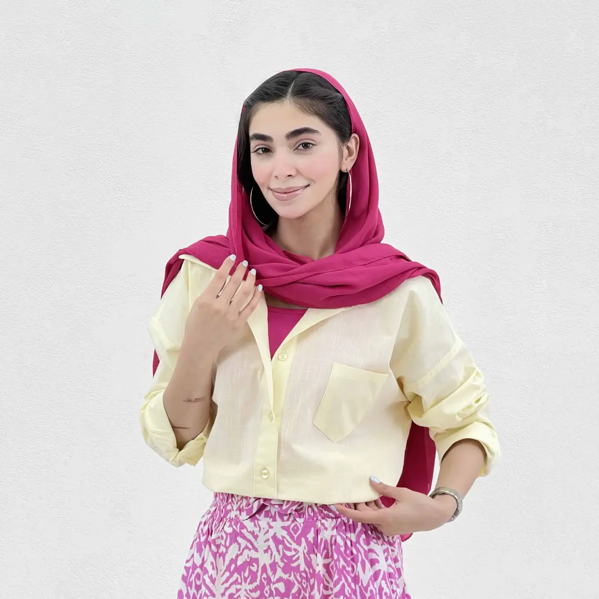 شومیز زنانه لینن پشت پیله