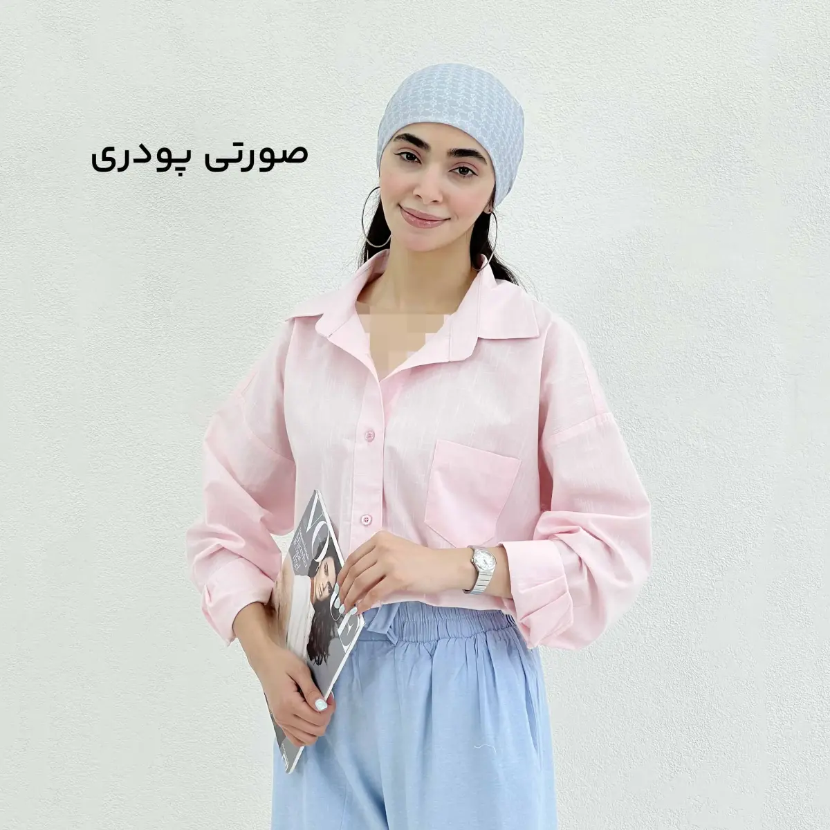شومیز زنانه لینن پشت پیله