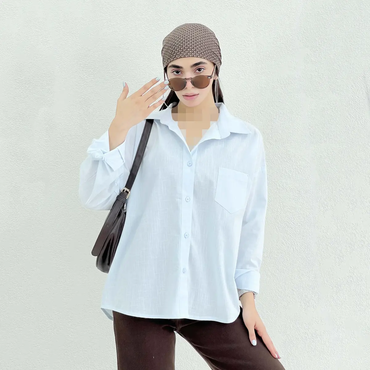 شومیز زنانه لینن پشت پیله