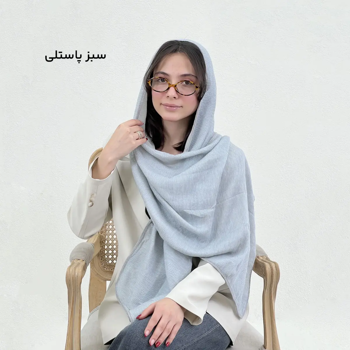 شال  زنانه پلیسه