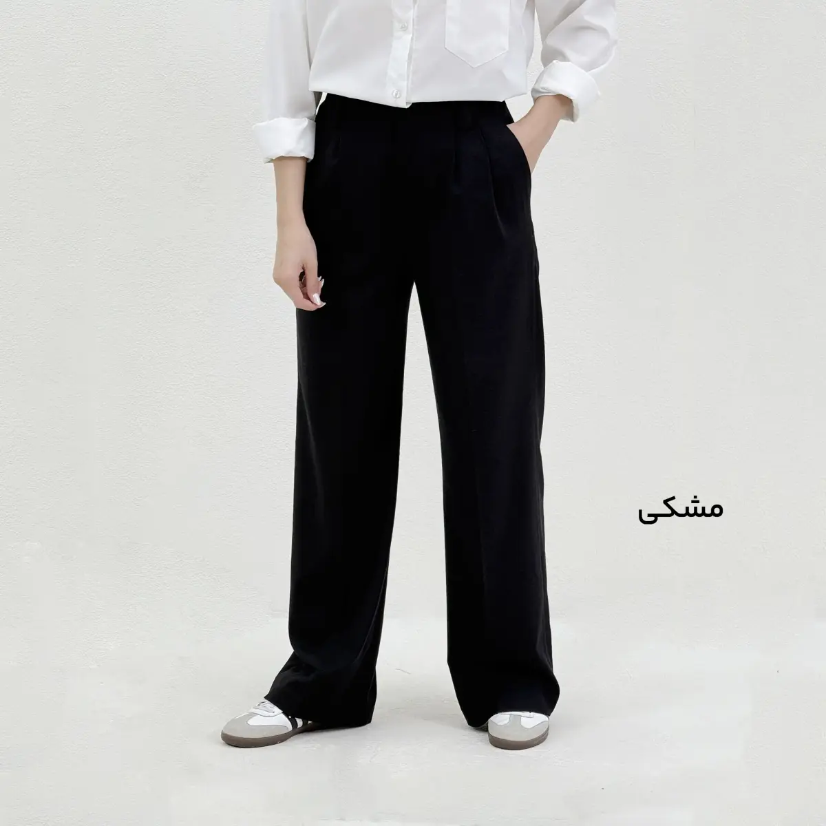 شلوار زنانه پارچه ای لینن زارا