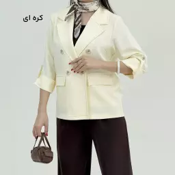 کت زنانه کرپ کجراه