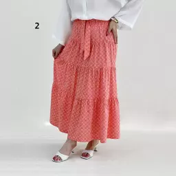دامن زنانه طرحدار میکس