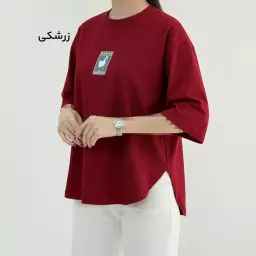 تیشرت زنانه باکسی PEACE