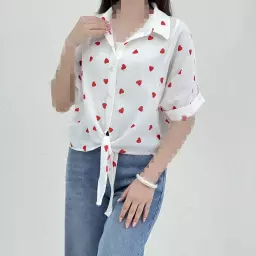شومیز زنانه جلو گره ای