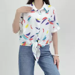 شومیز زنانه جلو گره ای