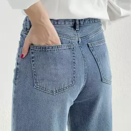 شلوار جین بگی آبی روشن