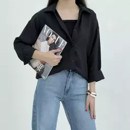 شومیز زنانه پشت دکمه