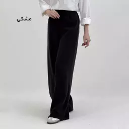 شلوار پارچه ای زنانه سیلک جلو پیله