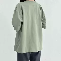تیشرت باکسی زنانه دو نخ