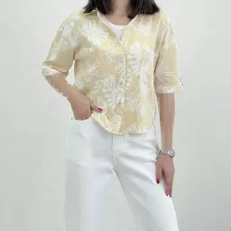شومیز زنانه آستین کوتاه میکس