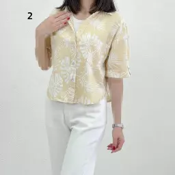 شومیز زنانه آستین کوتاه میکس