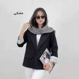 کت زنانه لینن یقه انگلیسی