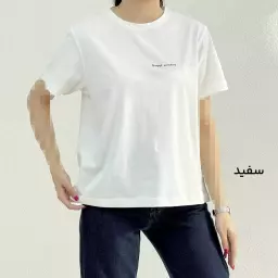 تیشرت زنانه پشت چاپی