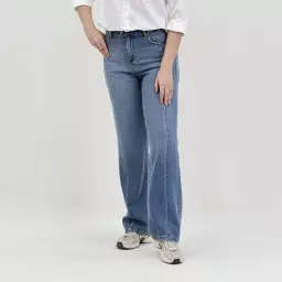 شلوار جین زنانه آبی متوسط seline