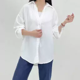 شومیز زنانه کتان سیلک
