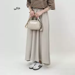 دامن زنانه لینن کمرکش