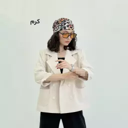کت کرپ زنانه یقه انگلیسی