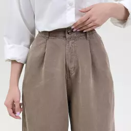 شلوار پارچه ای زنانه بگ سیلک