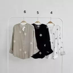 شومیز زنانه پشت پیله طرح گلدوزی