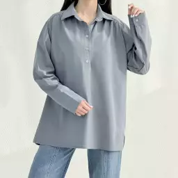 شومیز زنانه لینن سه دکمه
