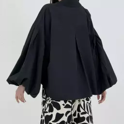 شومیز زنانه آستین پفی