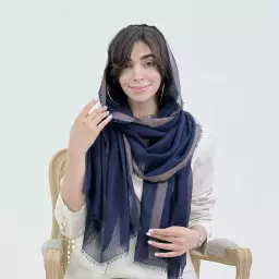 شال زنانه لینن حصیری