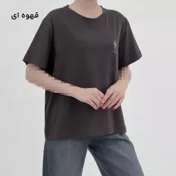تیشرت زنانه طرح چوگان