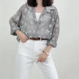 شومیز زنانه طرح گل