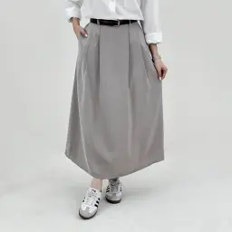دامن زنانه سیلک جلو پیله