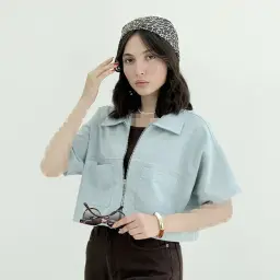 شومیز زنانه جلو زیپ