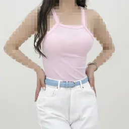 تاپ زنانه دو بند کرکره ای