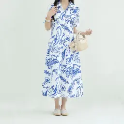 پیراهن بلند زنانه طرحدار