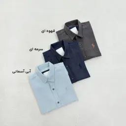 پیراهن مردانه ساده آستین کوتاه پولو