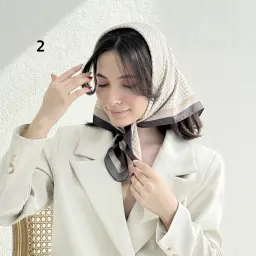 مینی اسکارف زنانه طرح پیچازی