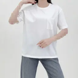 تیشرت زنانه جیب دار