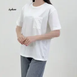 تیشرت زنانه جیب دار