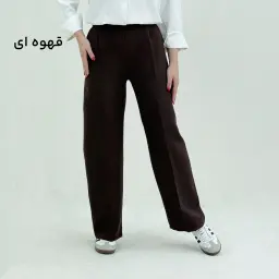 شلوار پارچه ای پشت کش کرپ