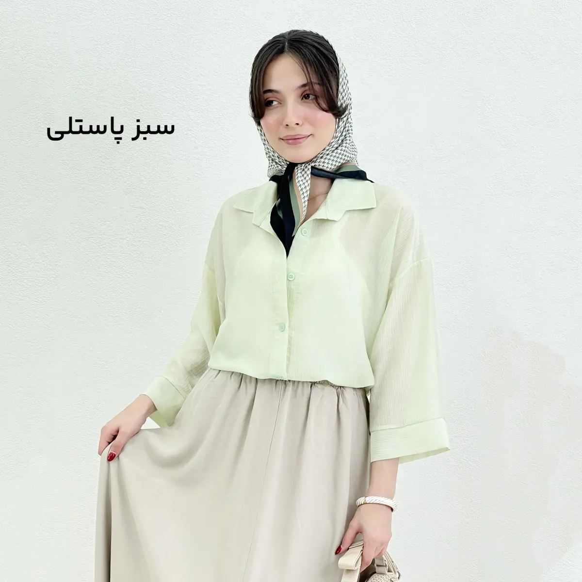 شومیز زنانه شیشه ای