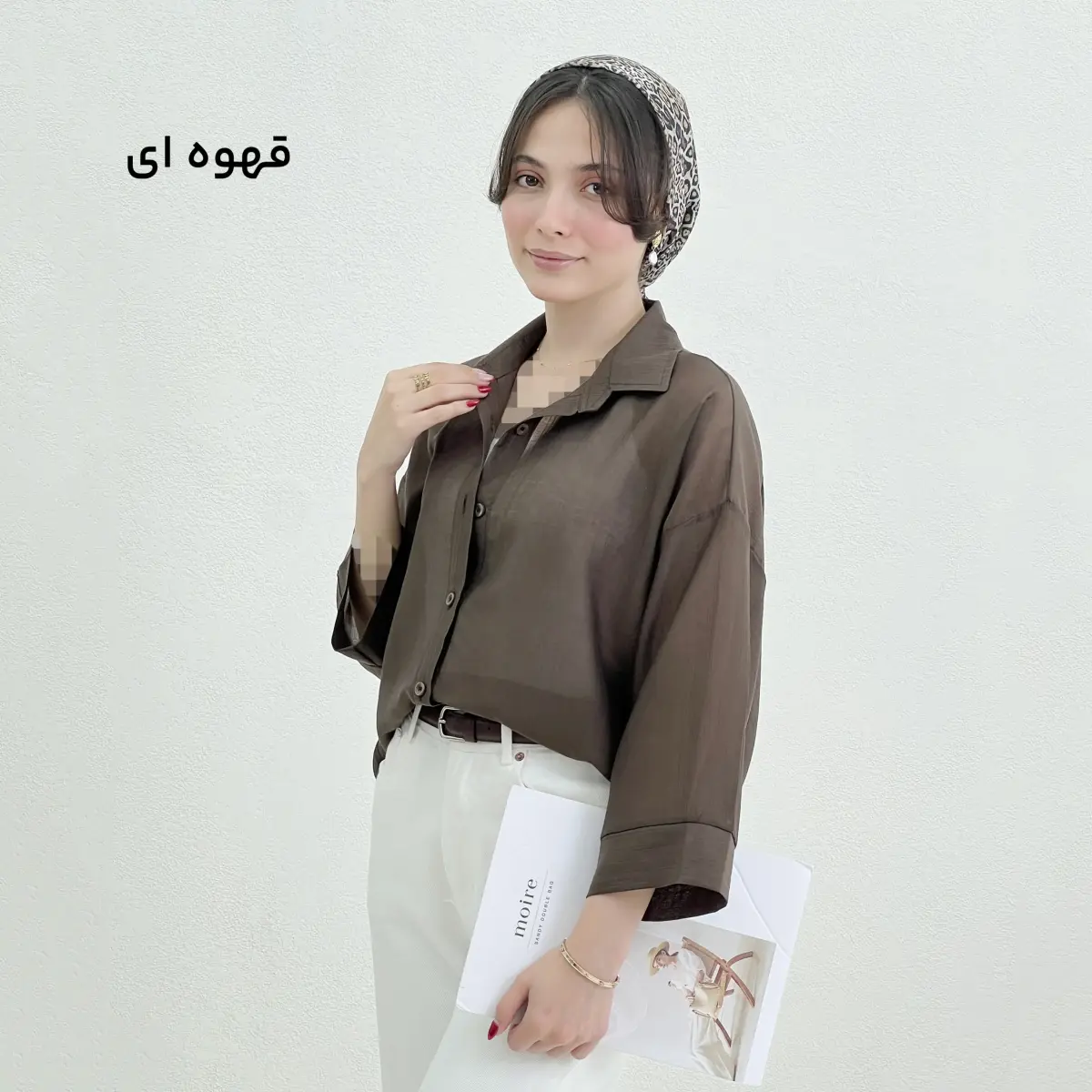 شومیز زنانه شیشه ای
