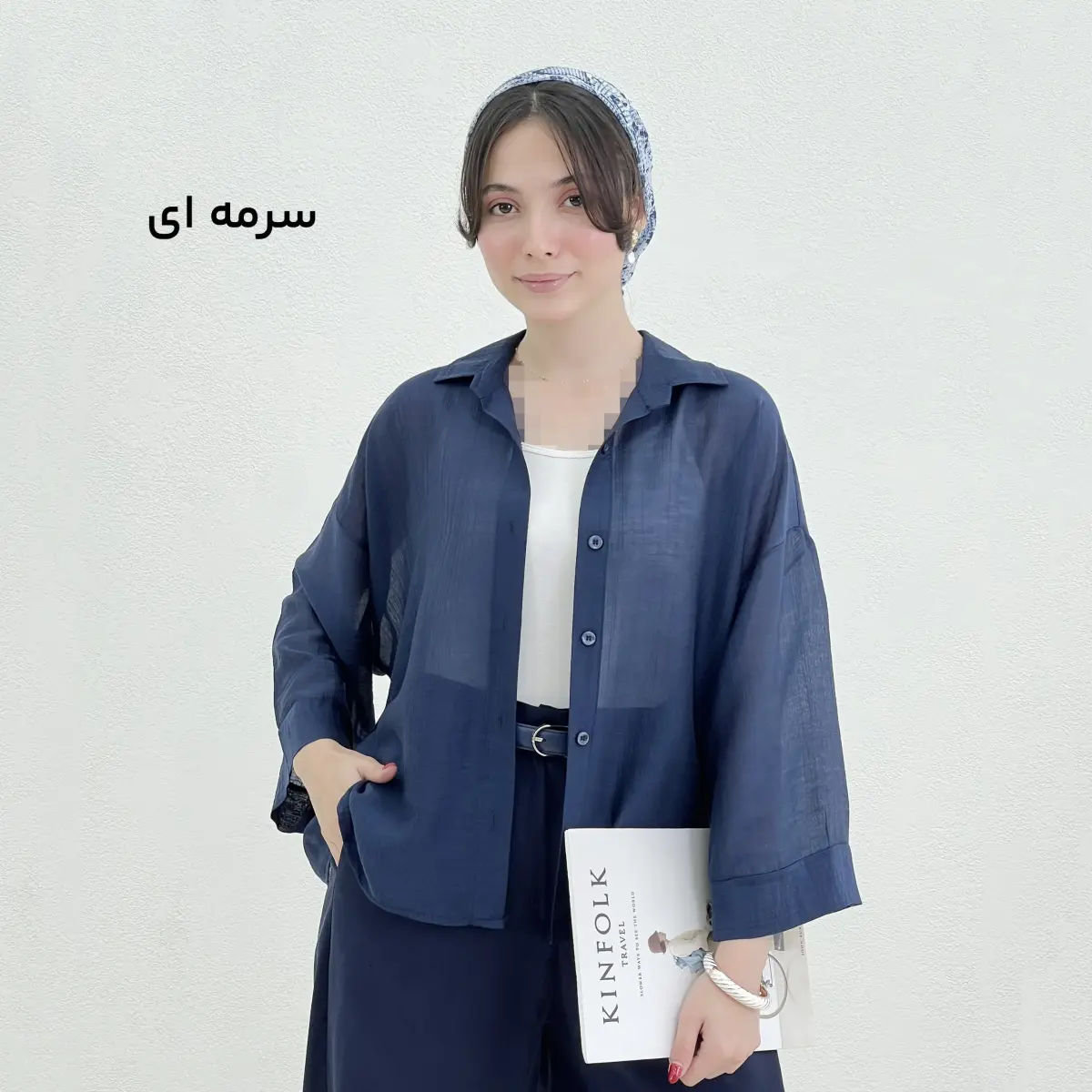 شومیز زنانه شیشه ای