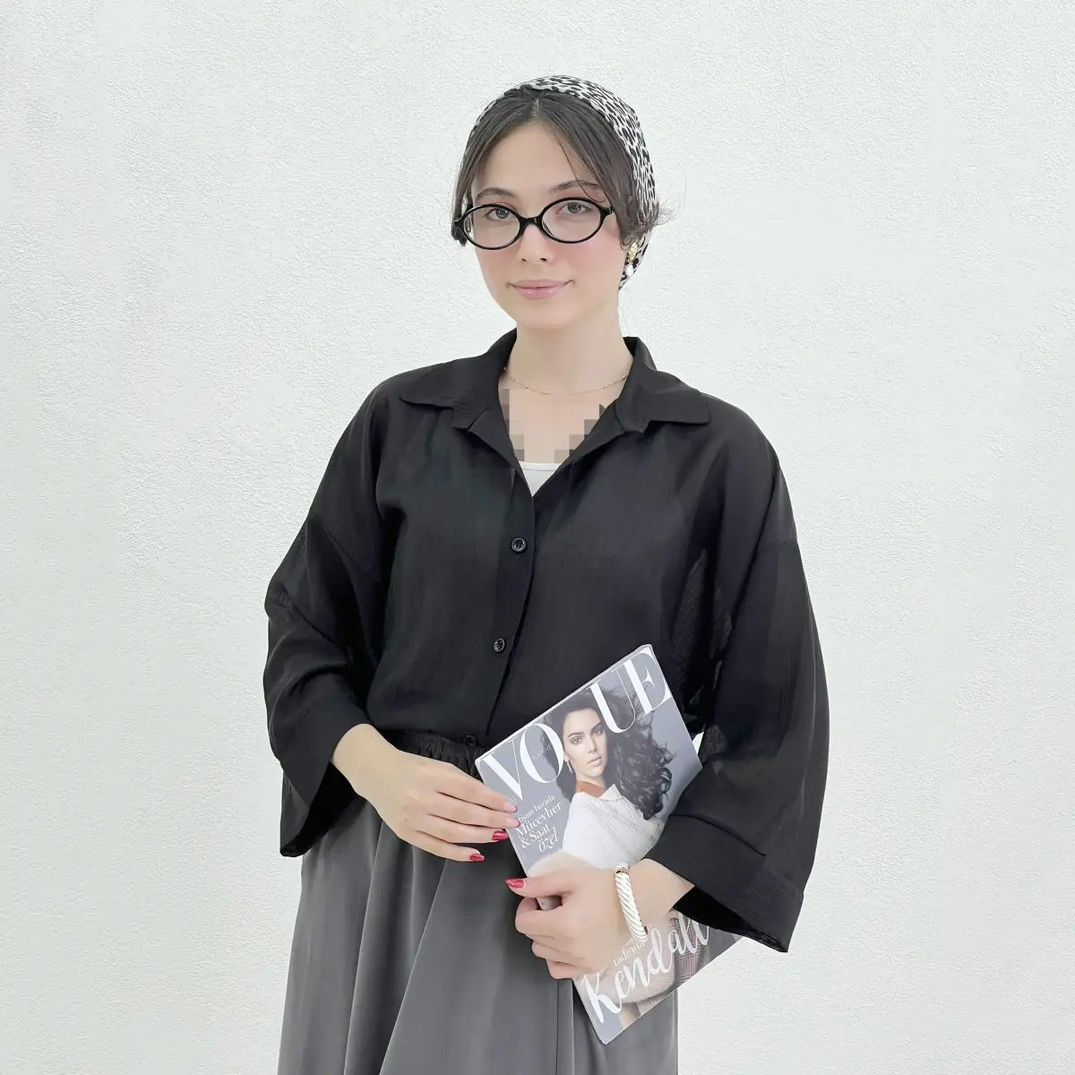 شومیز زنانه شیشه ای