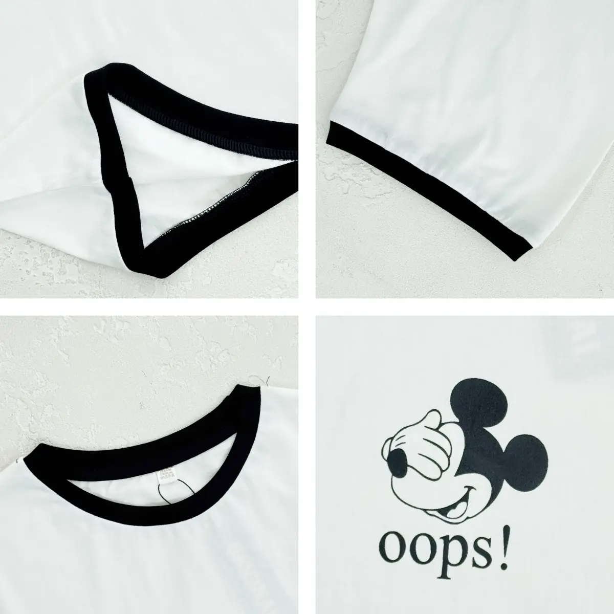 تیشرت زنانه میکی oops
