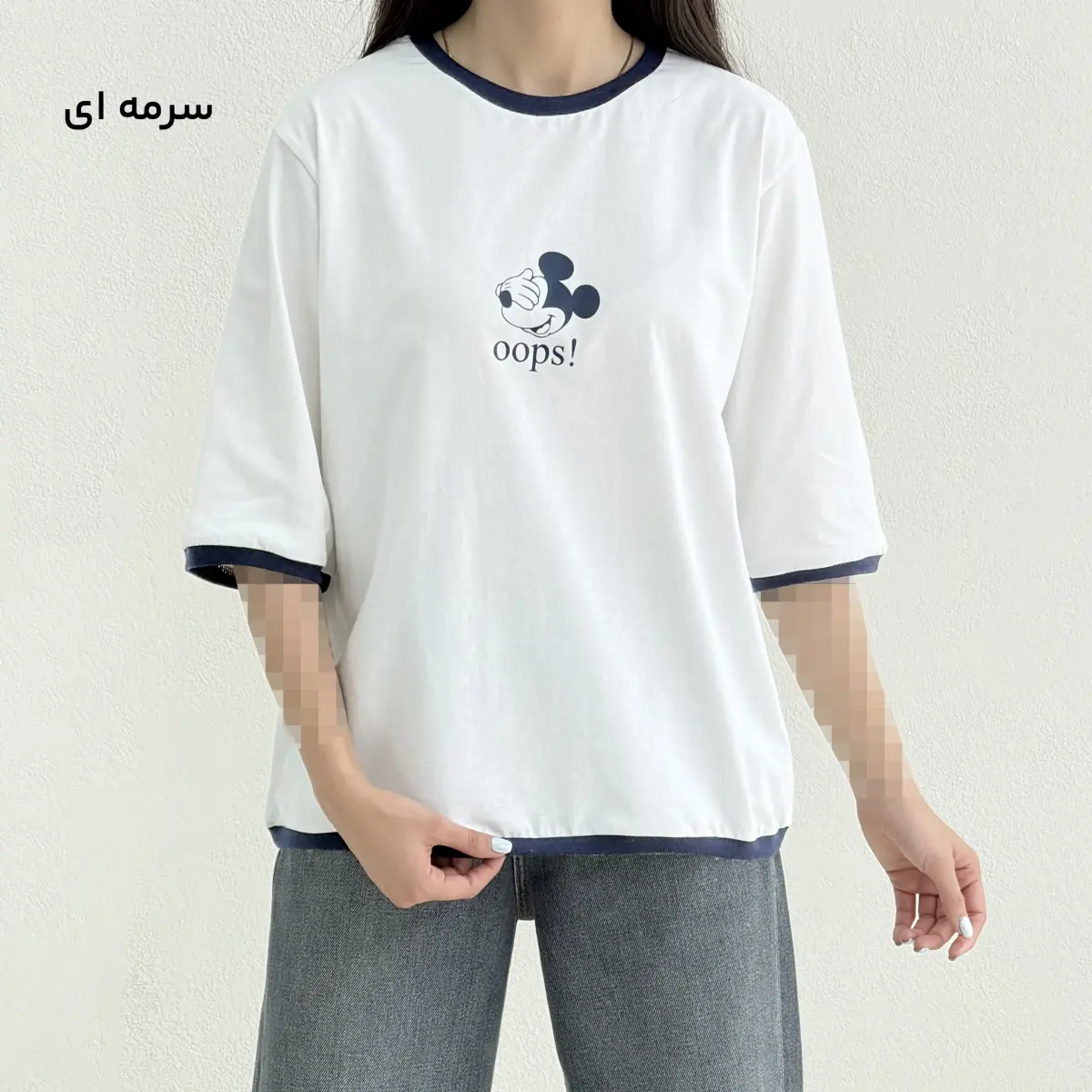تیشرت زنانه میکی oops