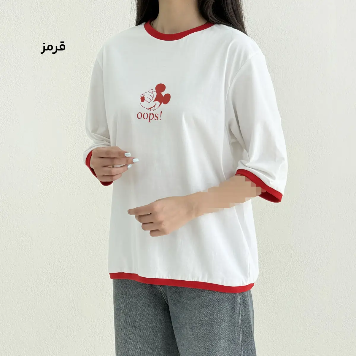 تیشرت زنانه میکی oops