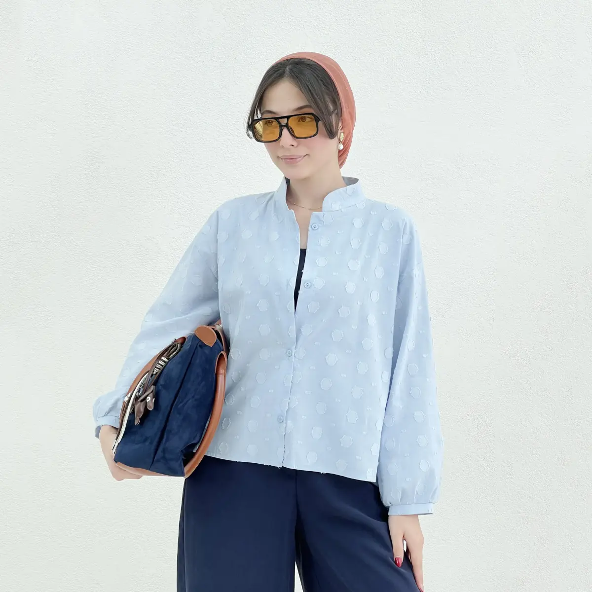 شومیز زنانه لینن طرحدار