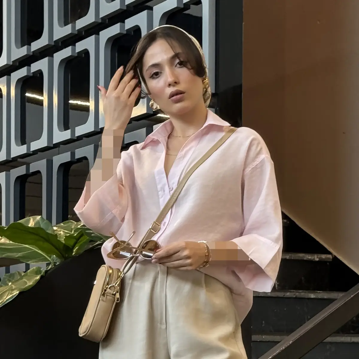 شومیز زنانه رنگی شیشه ای