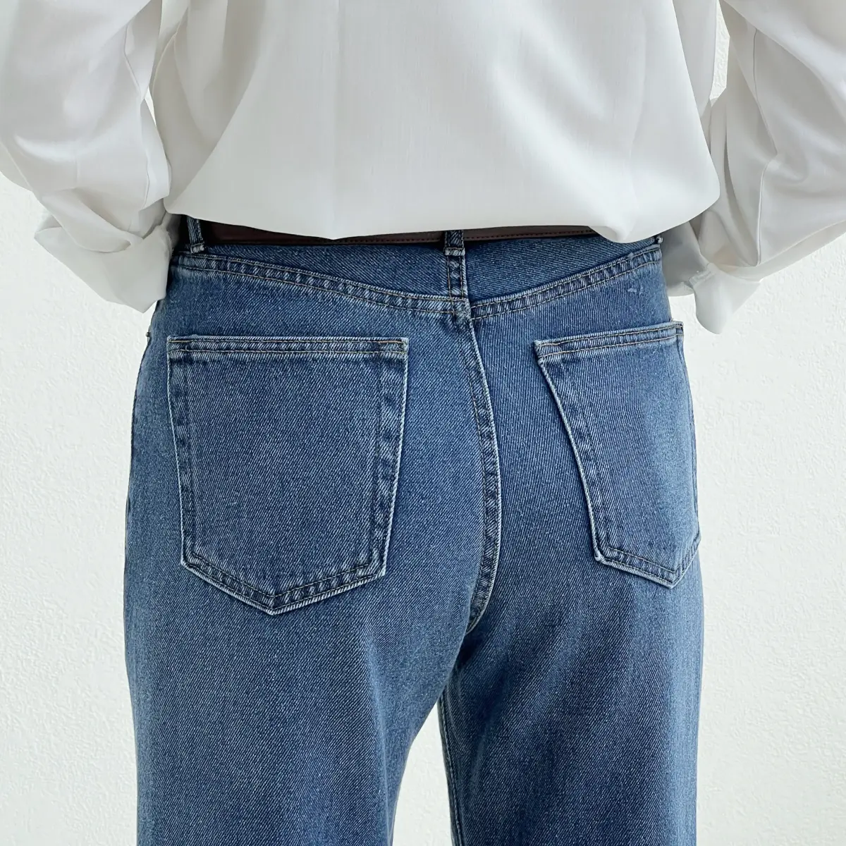شلوار جین زنانه چیل کات آبی متوسط